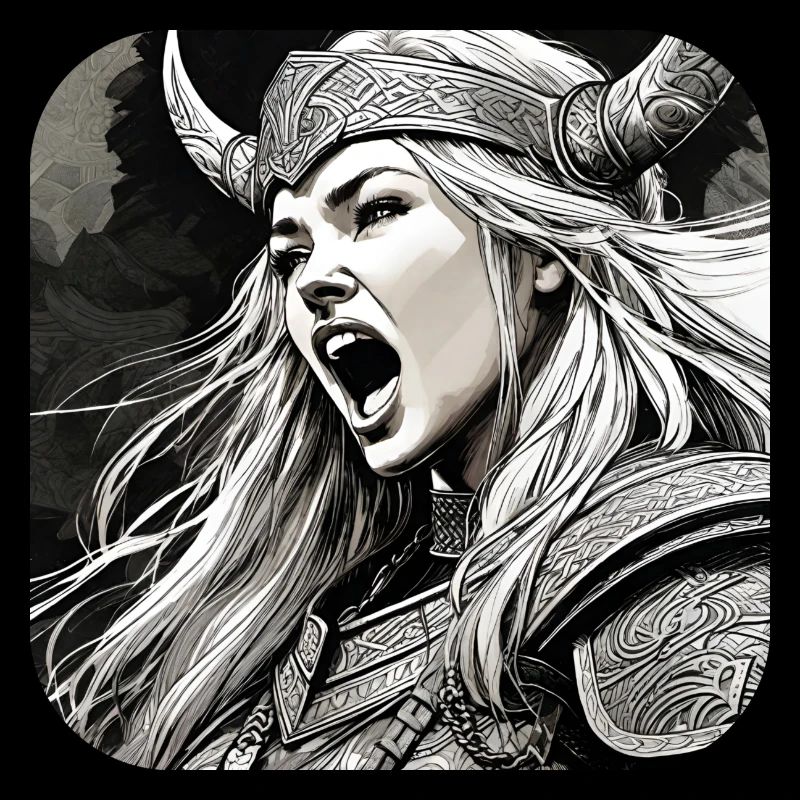 Proud Viking Germanin Shieldmaiden