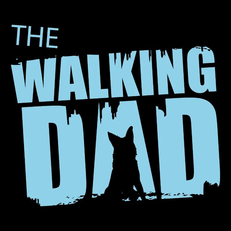 Schäferhund The Walking Dad Gassi Geschenkidee
