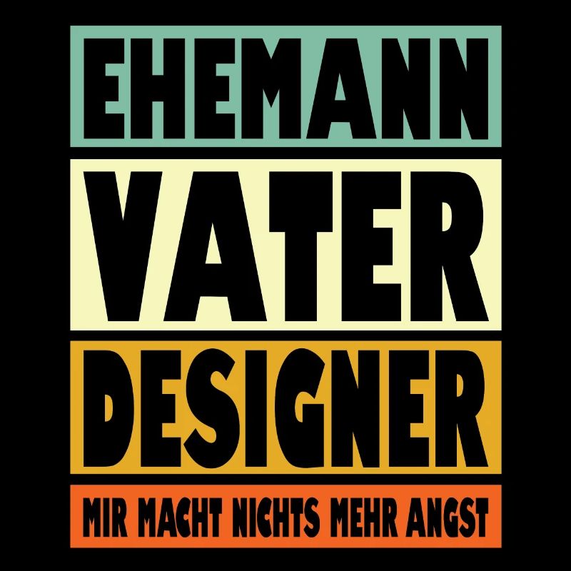 Designer Vater Ehemann Held