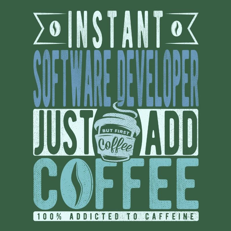 Software Developer Coffee Saying