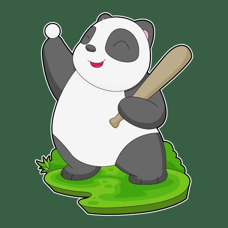 Panda Baseball Batte de baseball
