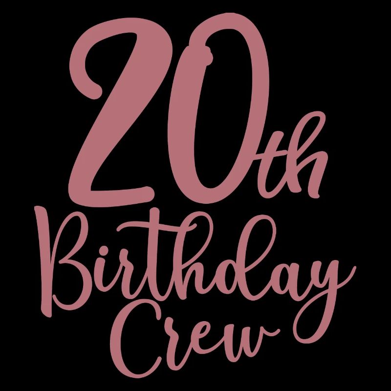 20th Birthday Crew B-day Party Squad 20 ans
