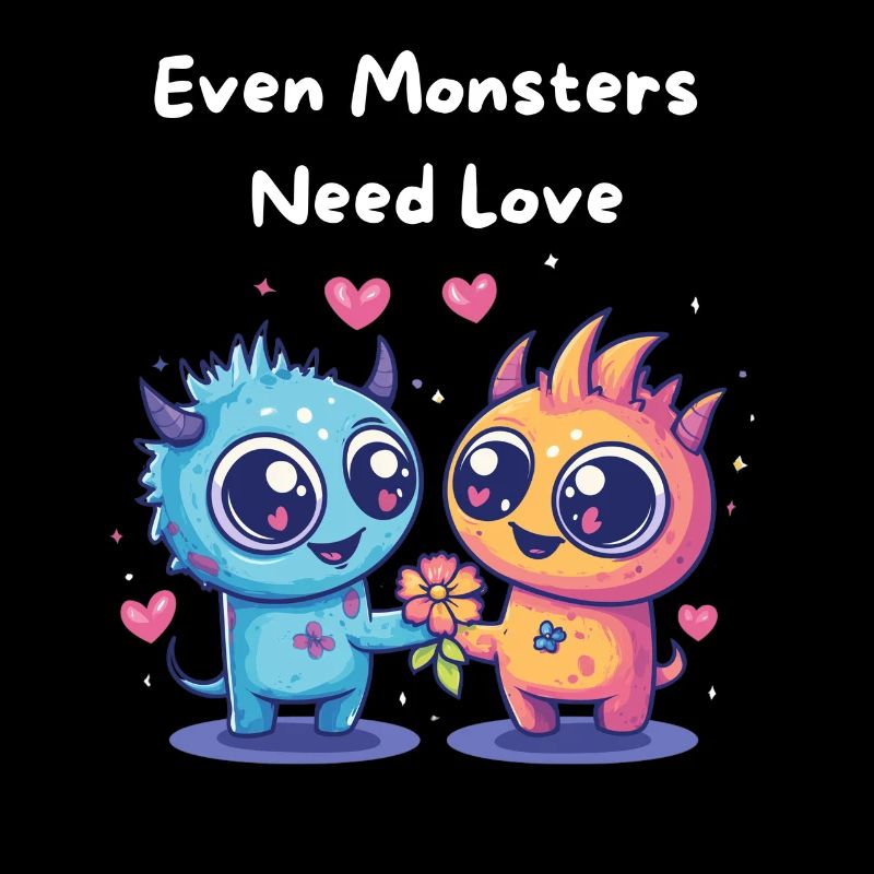 Even Monsters Need Love - Süße Monster