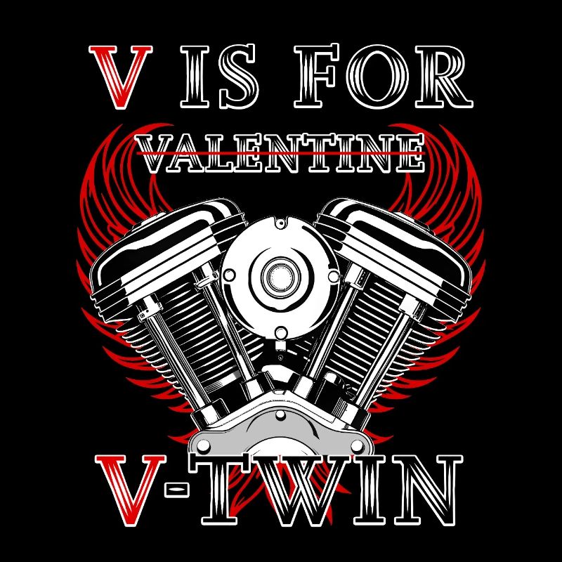 V comme Valentine, conception de moto V-Twin
