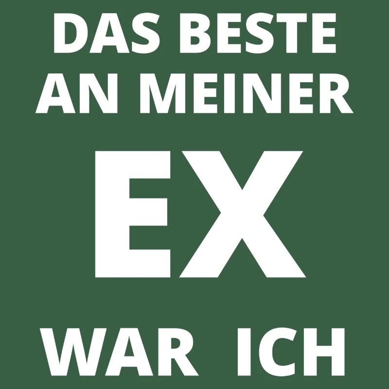 Das Beste an meiner Ex war ich Spruch