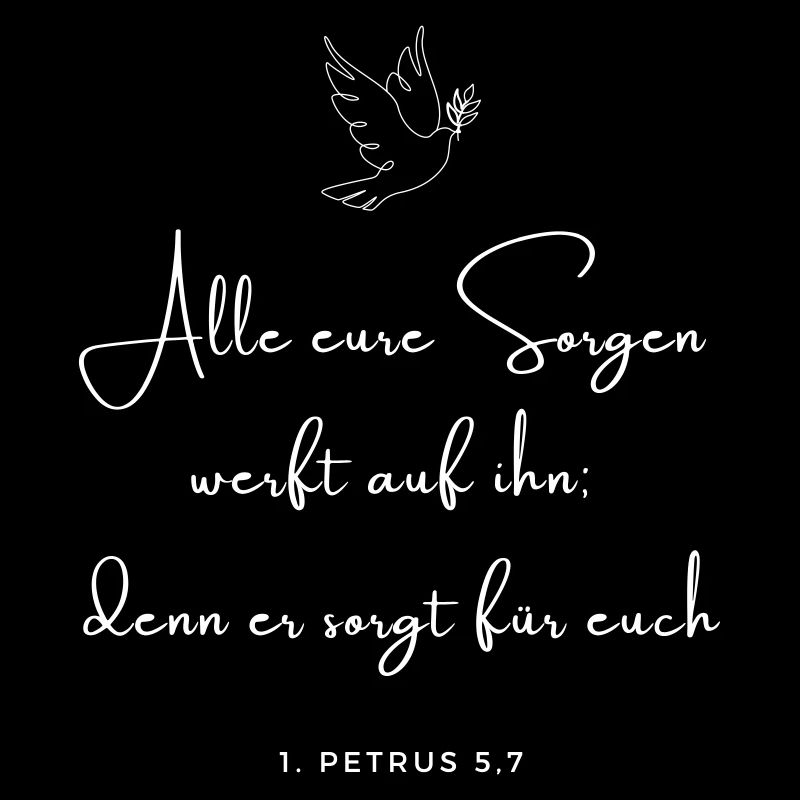 Peter 5:7 - Bible verse New Testament Paul