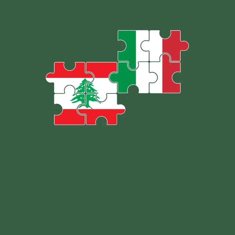 Drapeau du Liban, de l’Italie, du Liban