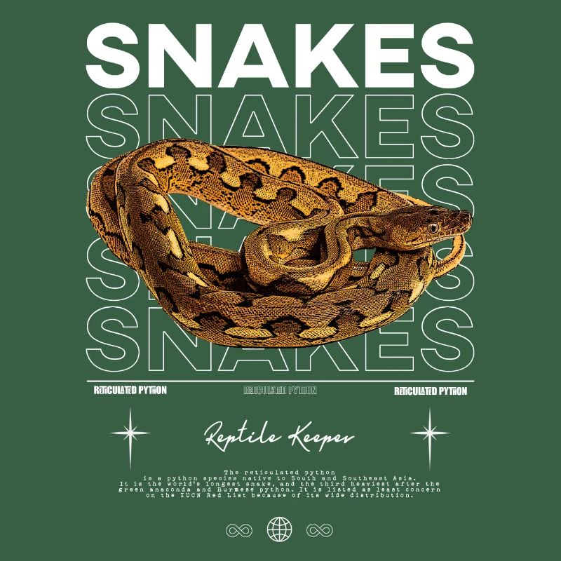 Reticulated Python Streetwear Reptile Keeper
