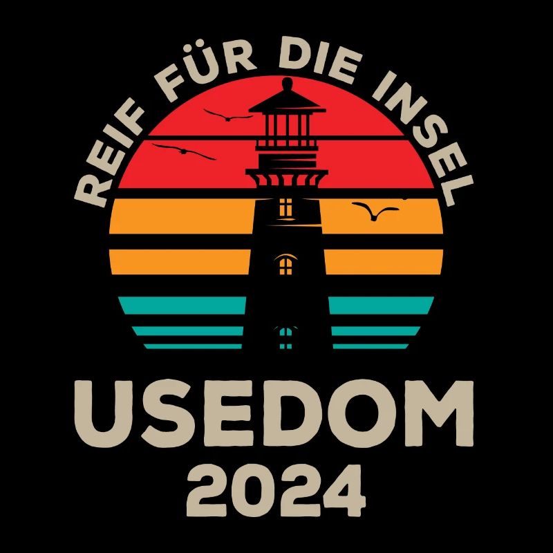 Usedom 2024 Motif de phare mûr de l’île