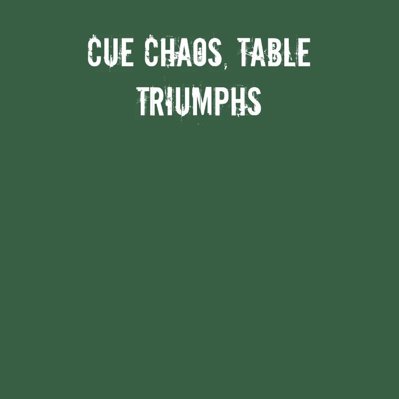 Billard - Chaos de queue, triomphes de la table