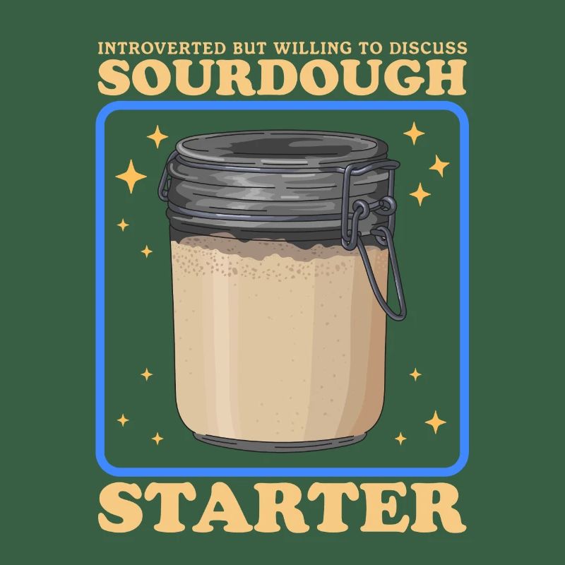 Sauerteig Starter Sauerteigbrot Bäcker Geschenk