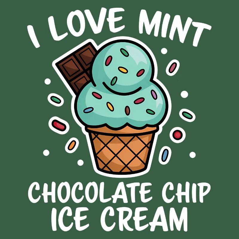 Schoko Minz Eis Spruch Lustiges Minz Eis Geschenk