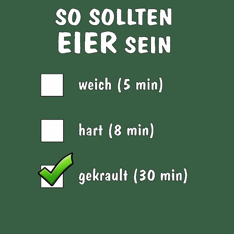 SO SOLLTEN EIER SEIN