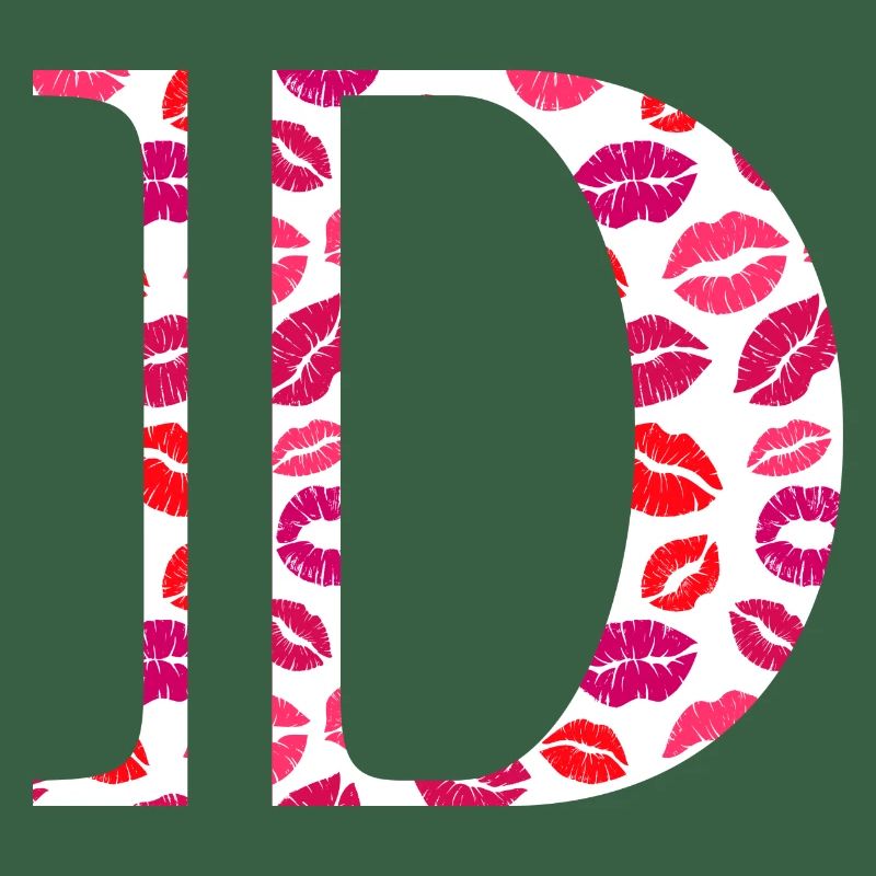 Buchstabe d Küsse