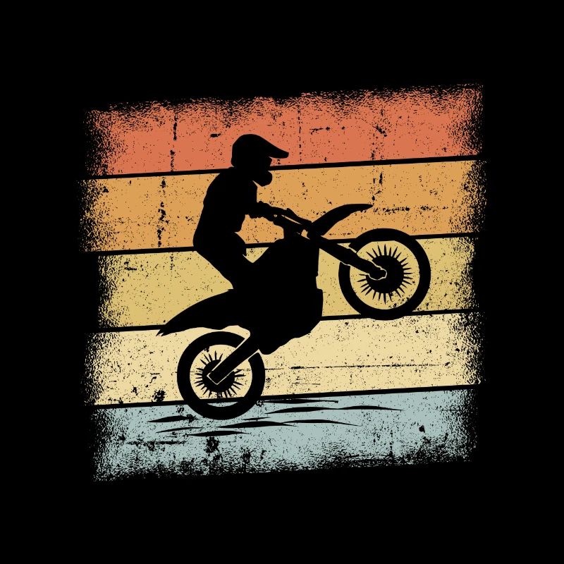 Rétro de motocross