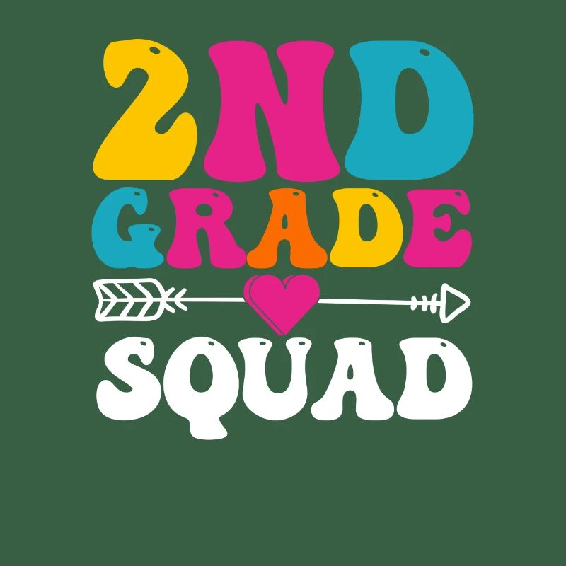 2nd Grade Squad Second Teacher Student Team Back