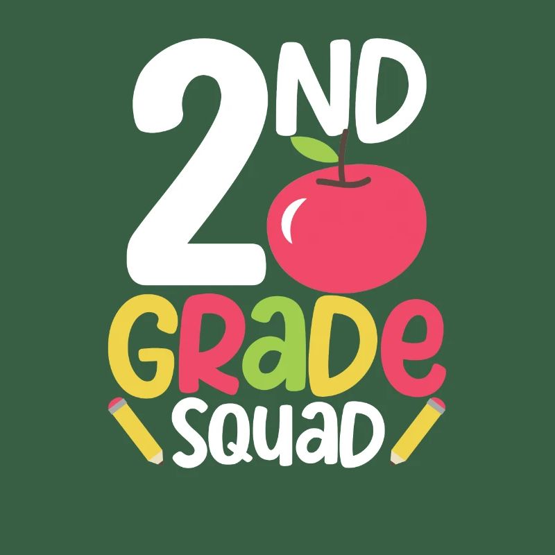 2nd Grade Squad Second Teacher Student Team Back