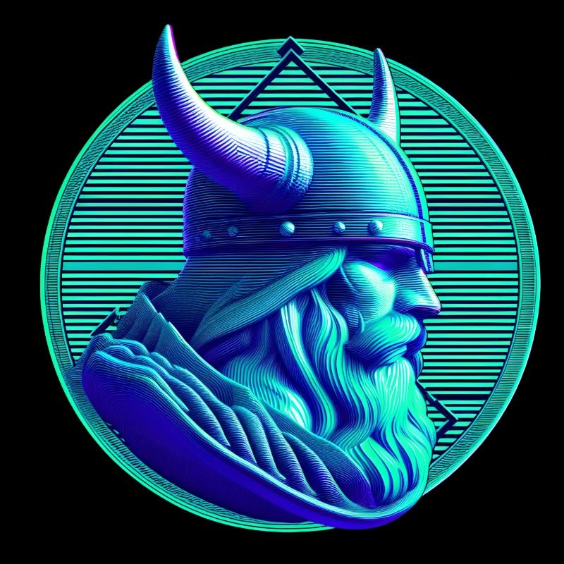Vaporwave Wikinger-Träume