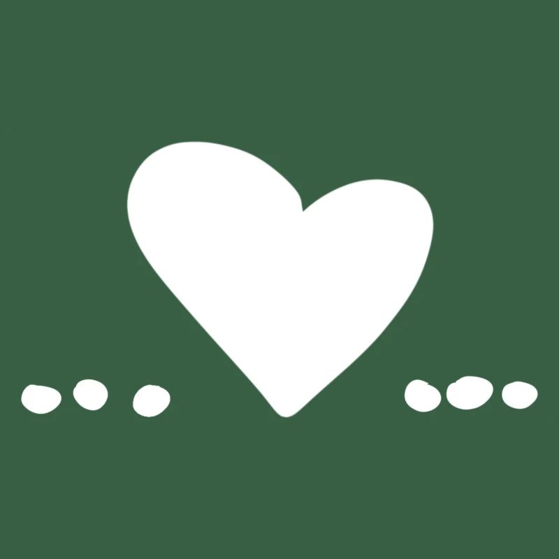 Points de symbole d’amour du cœur