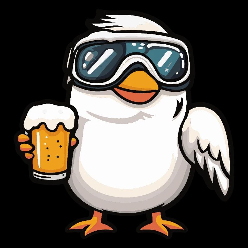 Taube Vogel Après Ski Beer