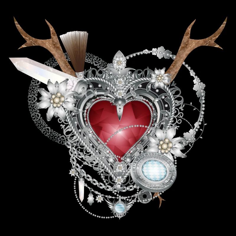 Extravaganter bayerischer Trachtenschmuck