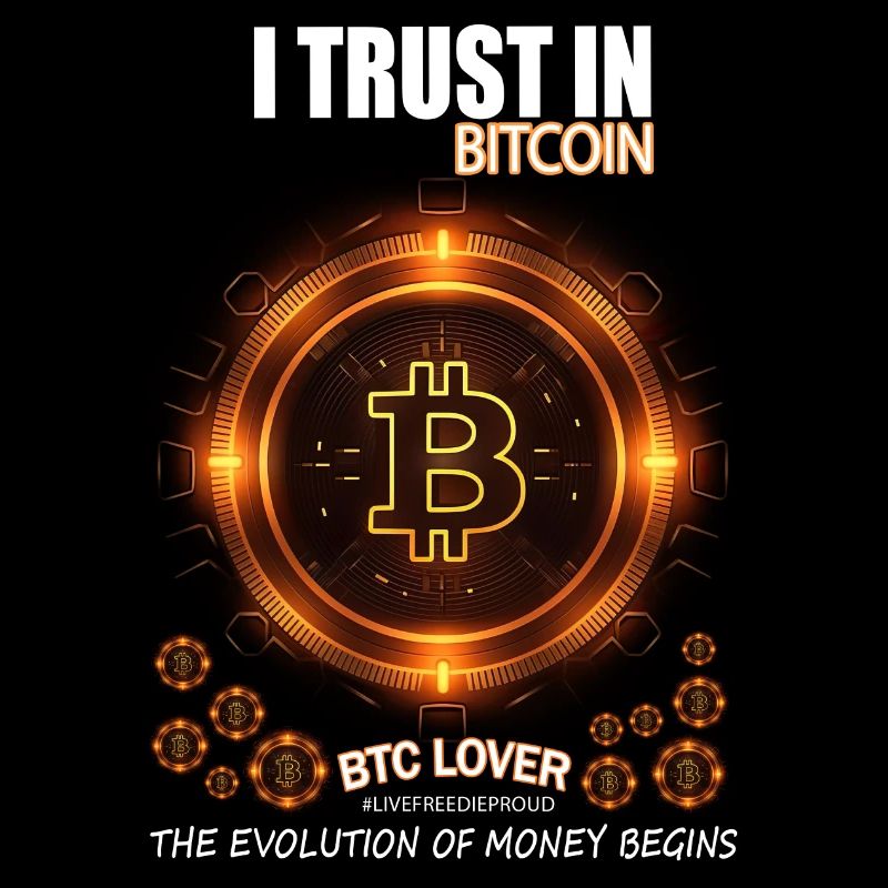 ICH VERTRAUE AUF BITCOIN BTC EVOLUTION DES GELDES