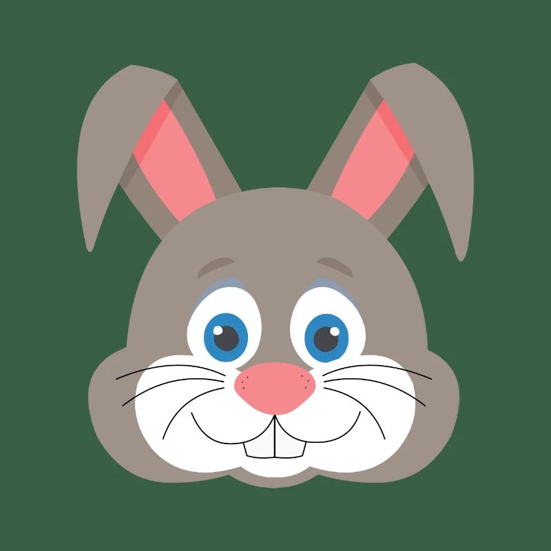 Niedliches Hasengesicht