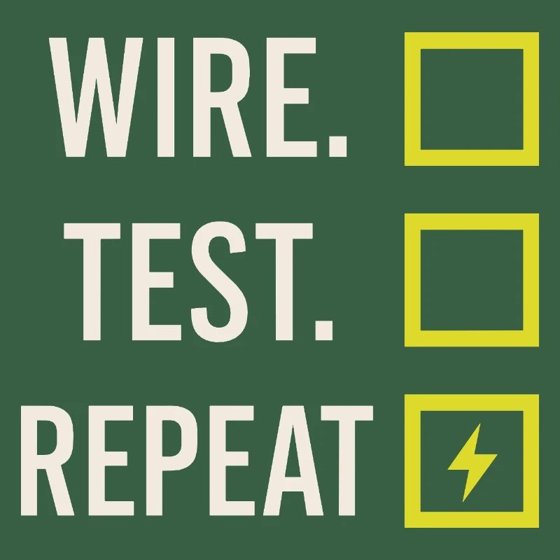 Apprentice electrician, student in the electrical trade