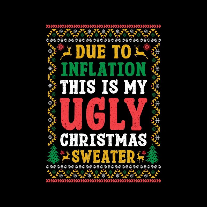 hässliche Weihnachtspullover - Inflation