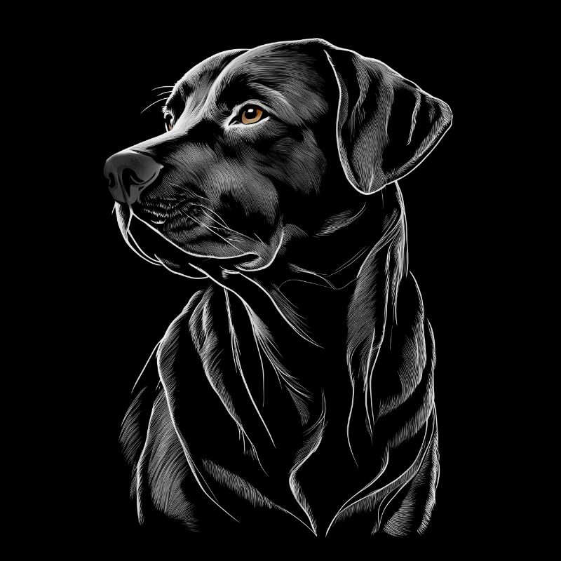 Labrador Silhouette