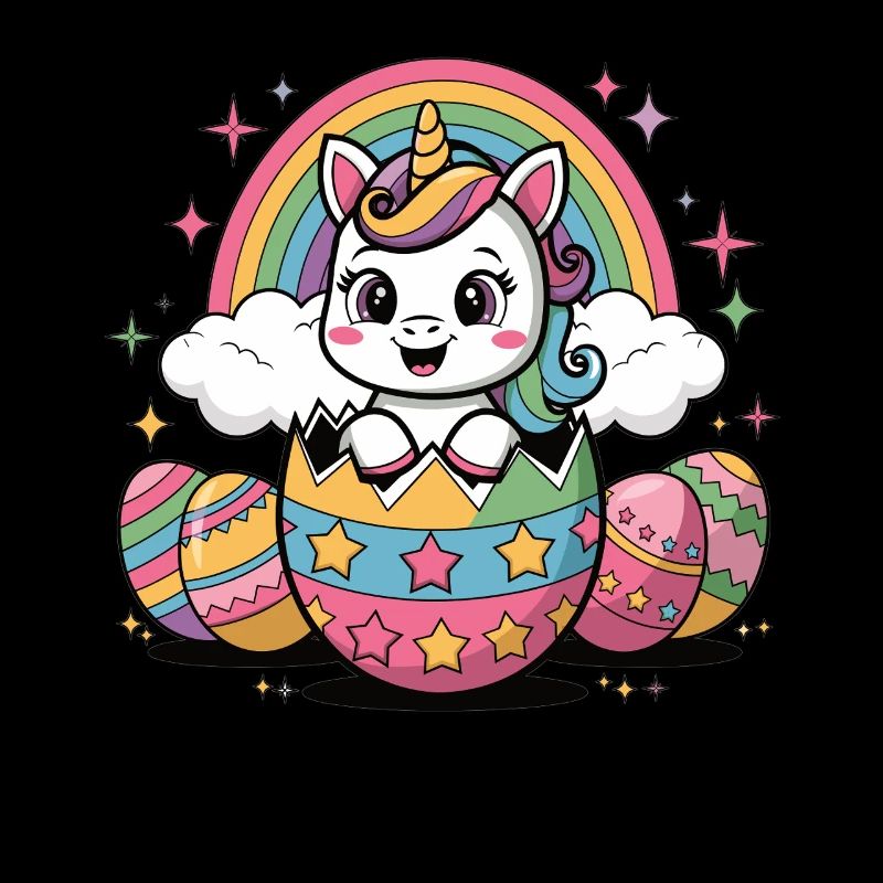 Magical Unicorn Easter Egg – Colorful Easter Gift