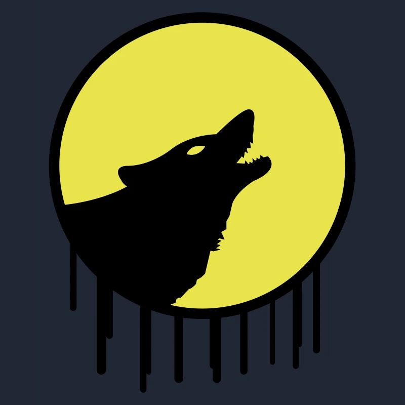 wolf full moon