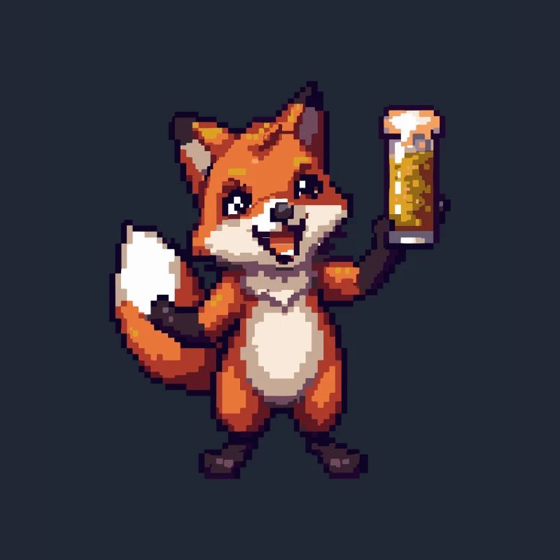 Fuchs Pixel Bier