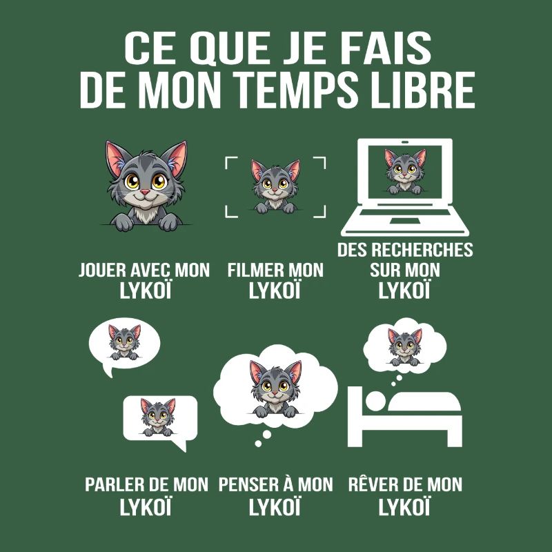 Ce que je fais de mon temps libre Lykoi