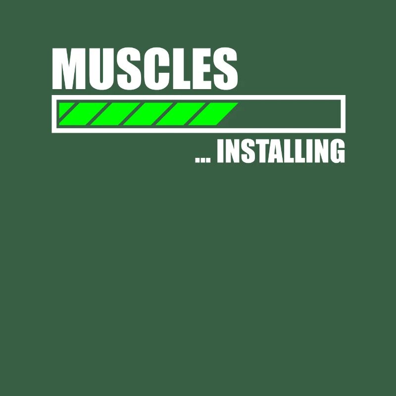 Installing Muscles Funny Gym