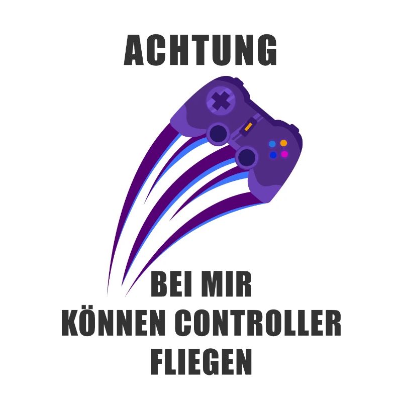 Gaming Spruch Zocker Gamer PS 5 Controller PC