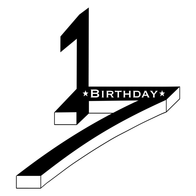 Birthday 17 Geschenk Geschenkidee Geburtstag 3D