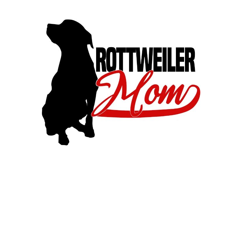 Rottweiler mom schwarz