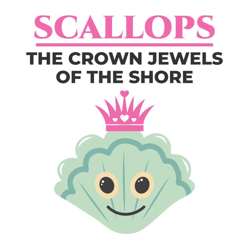 Scallop Seashells Collector Beachcomber Shellfish