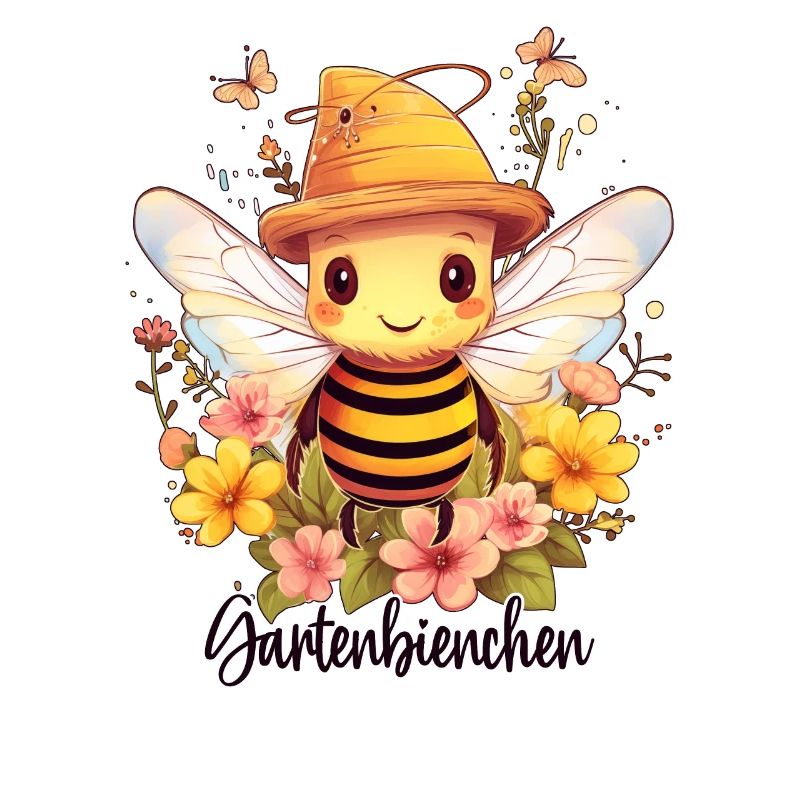 Gartenbienchen Gärtnerin Biene Garten Geschenk