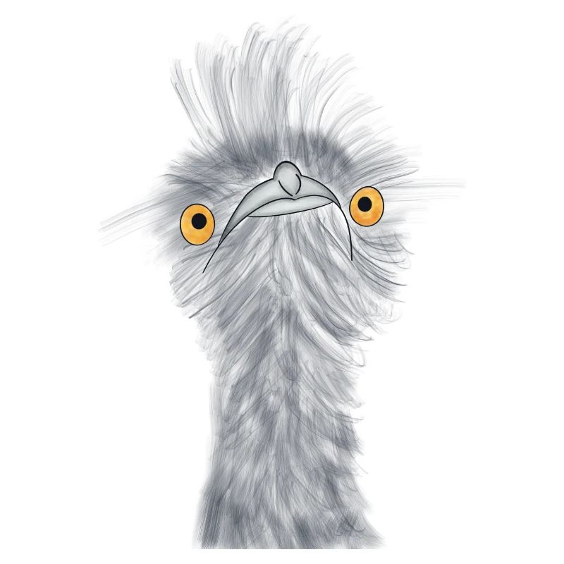 skeptischer Emu
