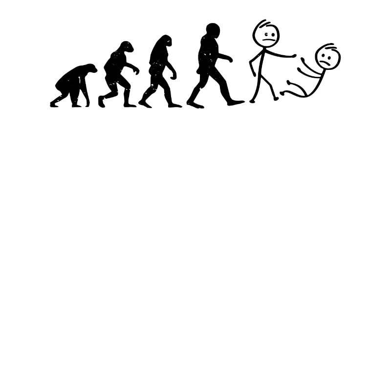 Funny Judo Evolution stick figure