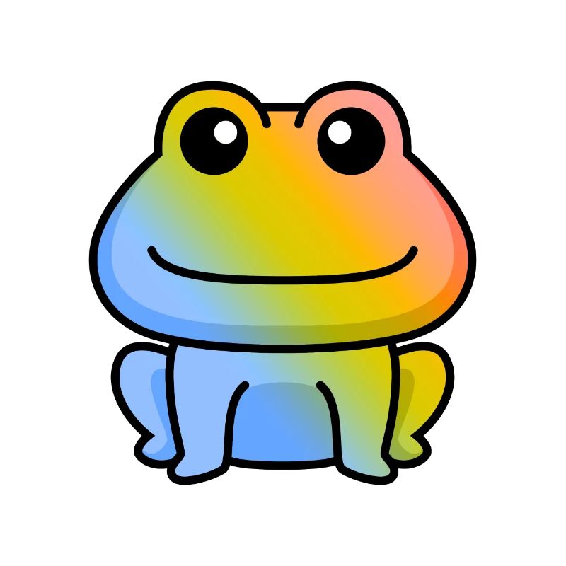 Frosch Comic Tier