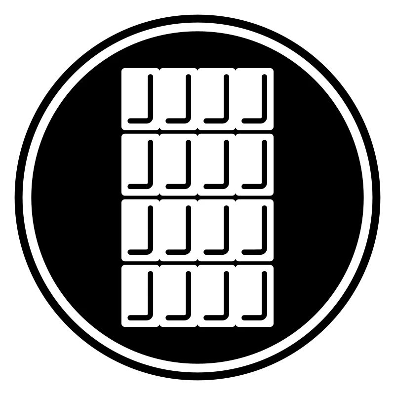 Symbole d’icône en chocolat