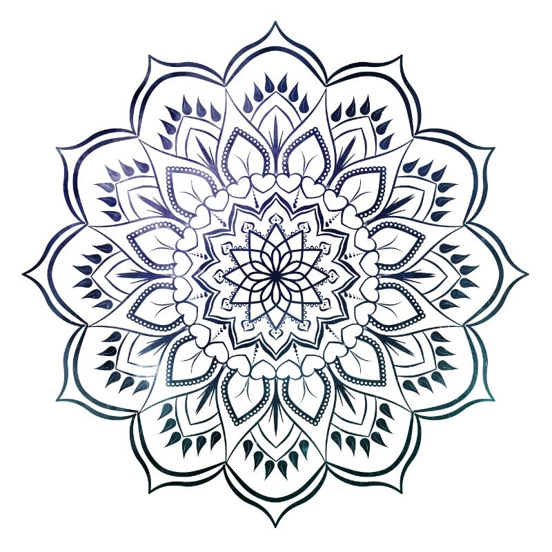 Beautiful mandala Buddhism yoga
