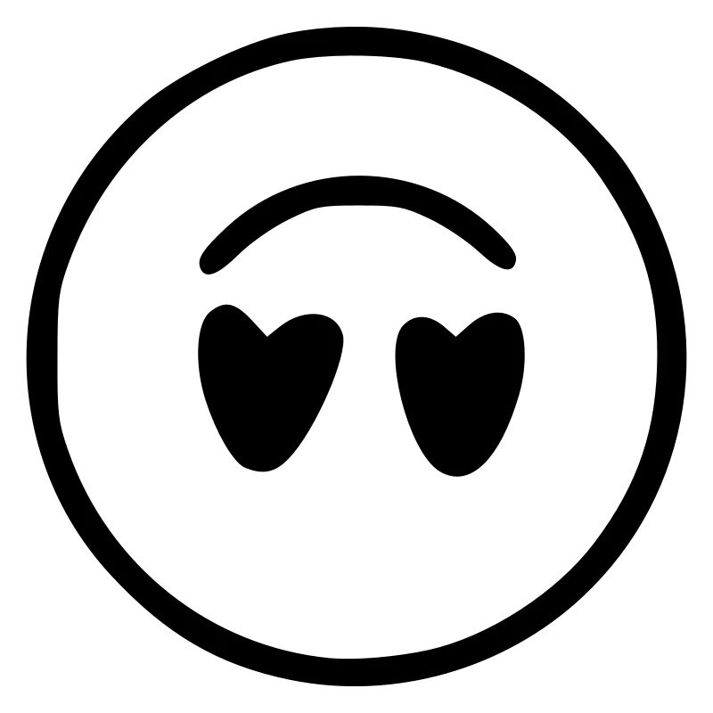 Emoji sketch upside down black