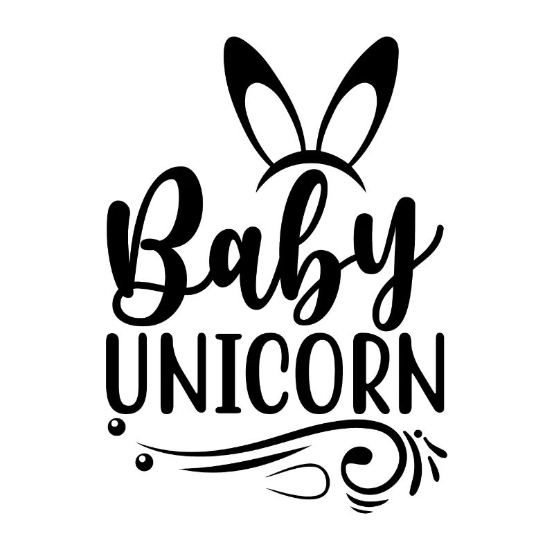 Bébé Einhorn Licorne