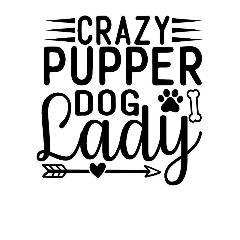 Crazy chiot chien dame