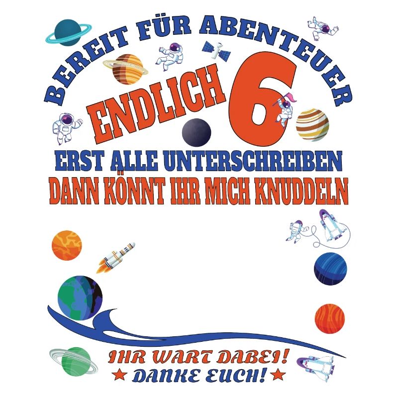 6. Geburtstag Junge & Mädchen Gästebuch