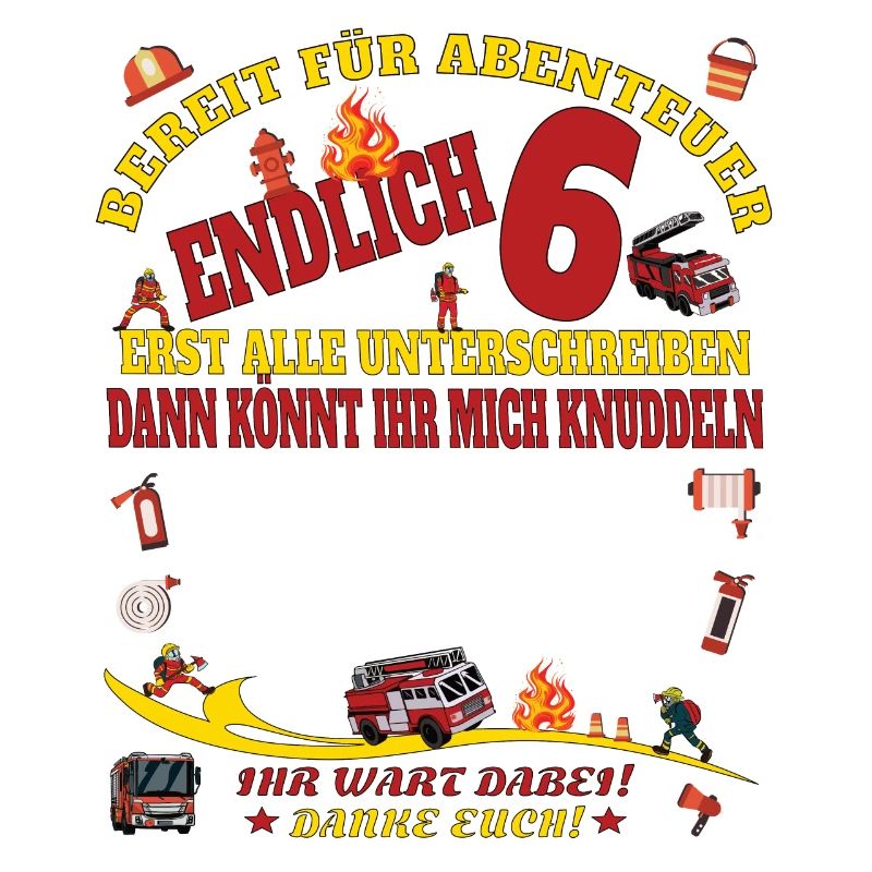 6. Geburtstag Junge & Mädchen Gästebuch
